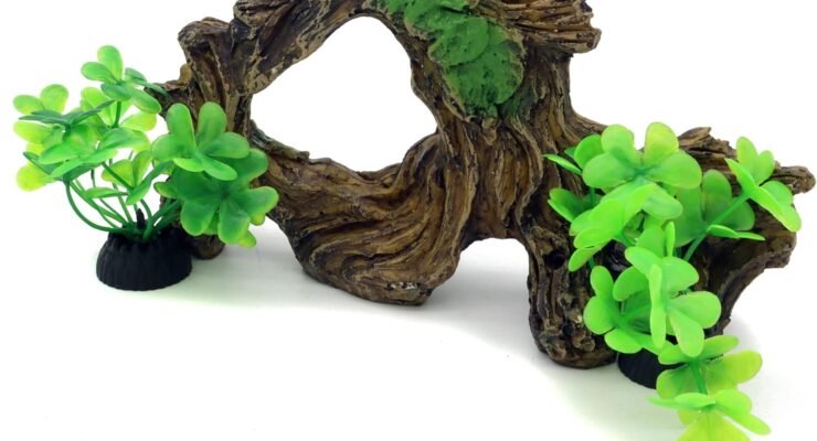 jihaqua artificial driftwood for aquarium decor plastic plant branches ornament for fish tank decorations style a 1