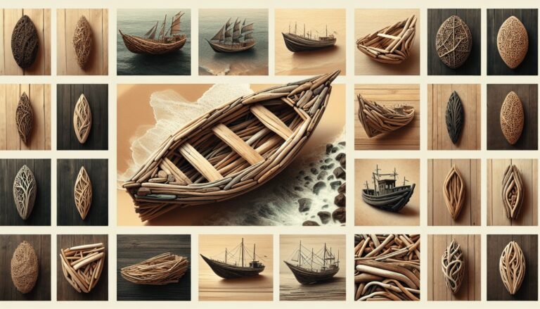 drift wood boats driftwood art 4