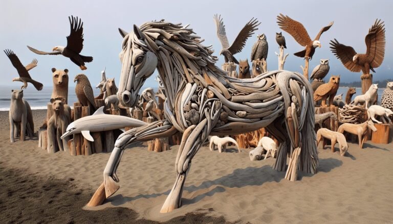 driftwood art animals 4