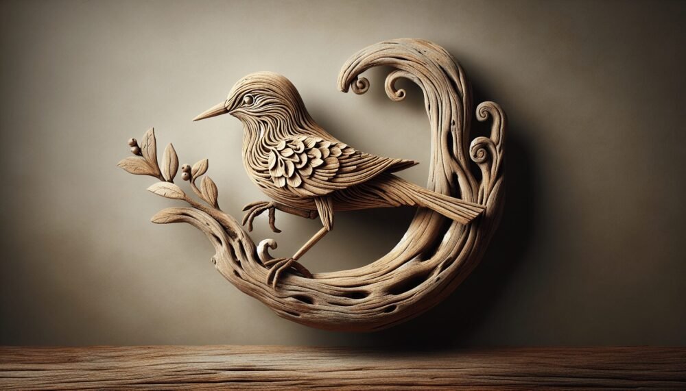 Driftwood Art Bird