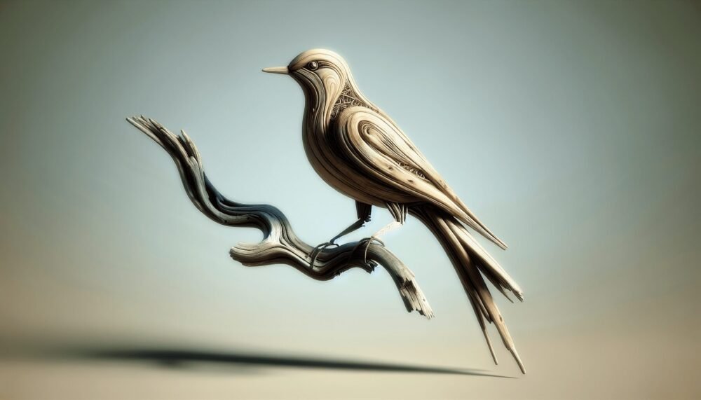Driftwood Art Bird