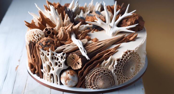 driftwood art cake 3