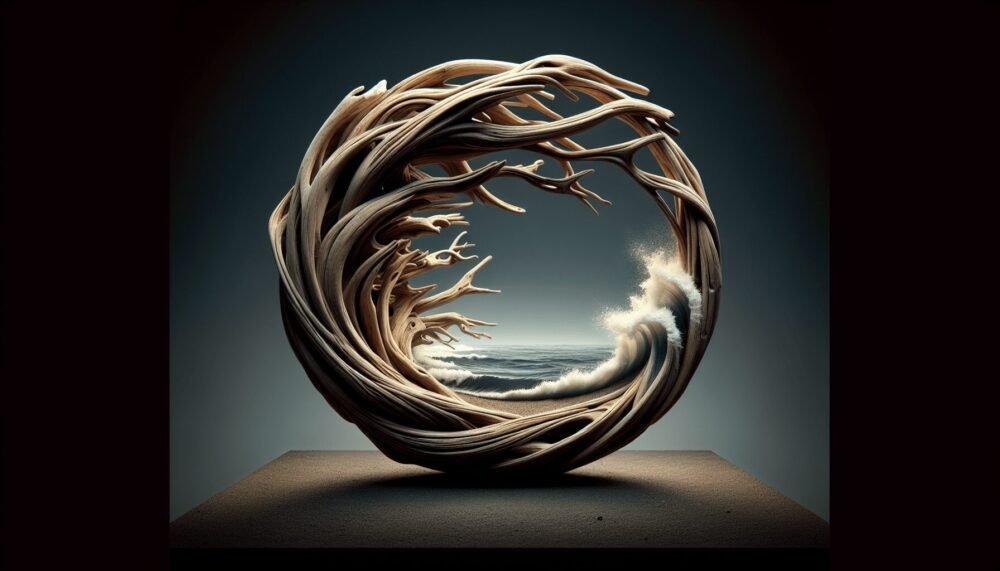 Driftwood Art Display Driftwood Art Display