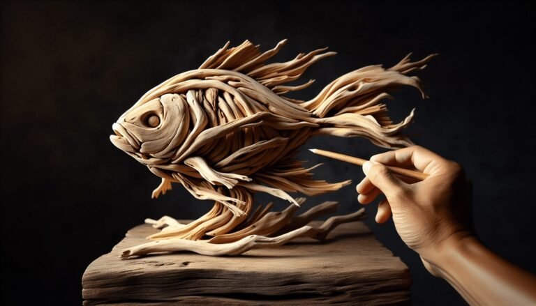 driftwood art fish 3