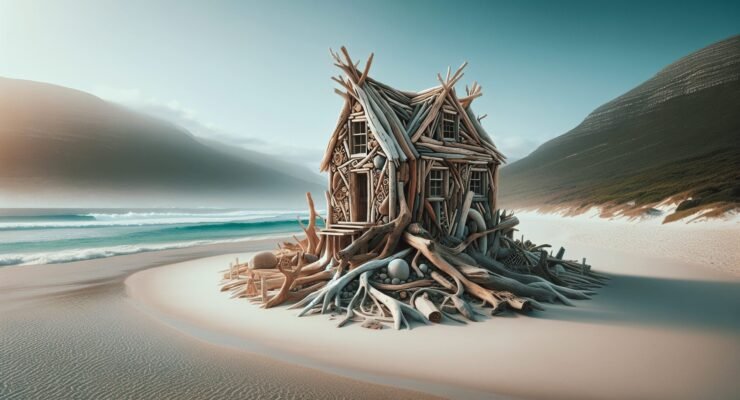 driftwood art houses