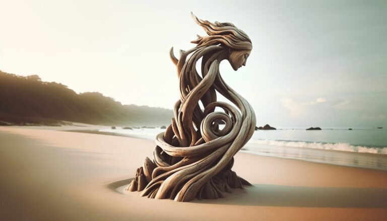 driftwood crafts sculptures statues 4