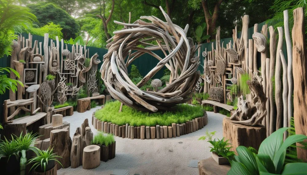 Driftwood Ideas Garden Art