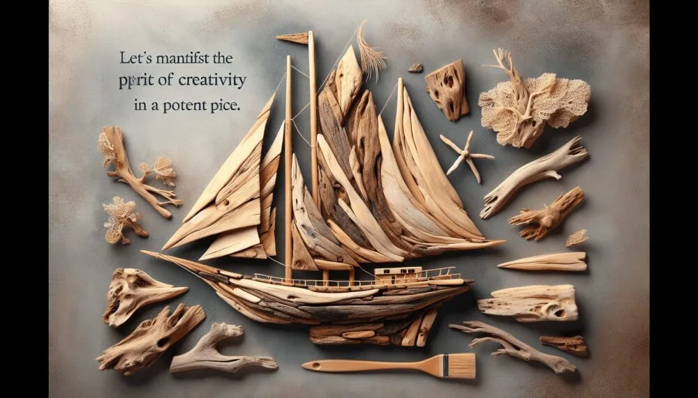 Driftwood Sailboat Craft
