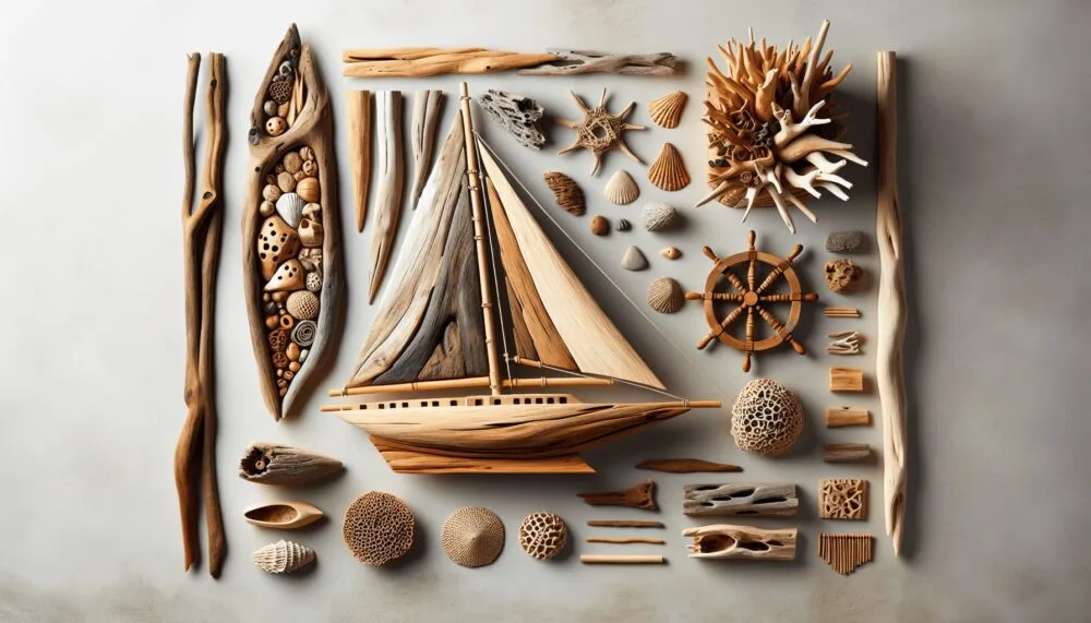 Driftwood Sailboat Craft