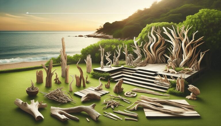 driftwood sculpture diy garden art 1
