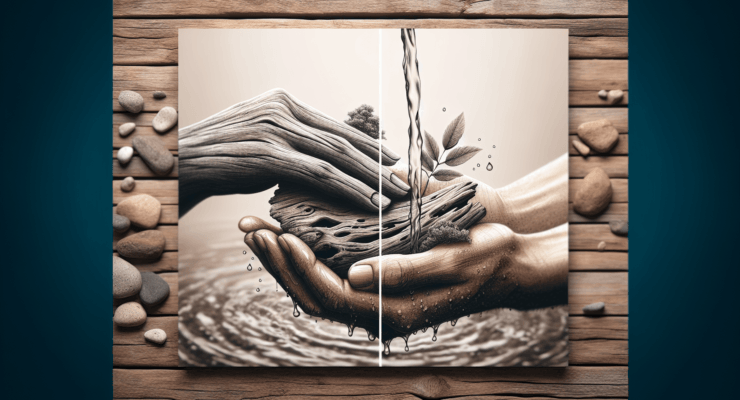 how to clean driftwood without bleach