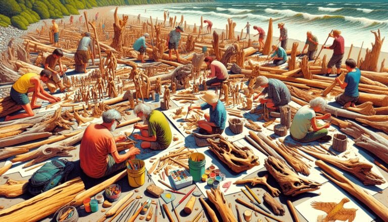 how to make driftwood art