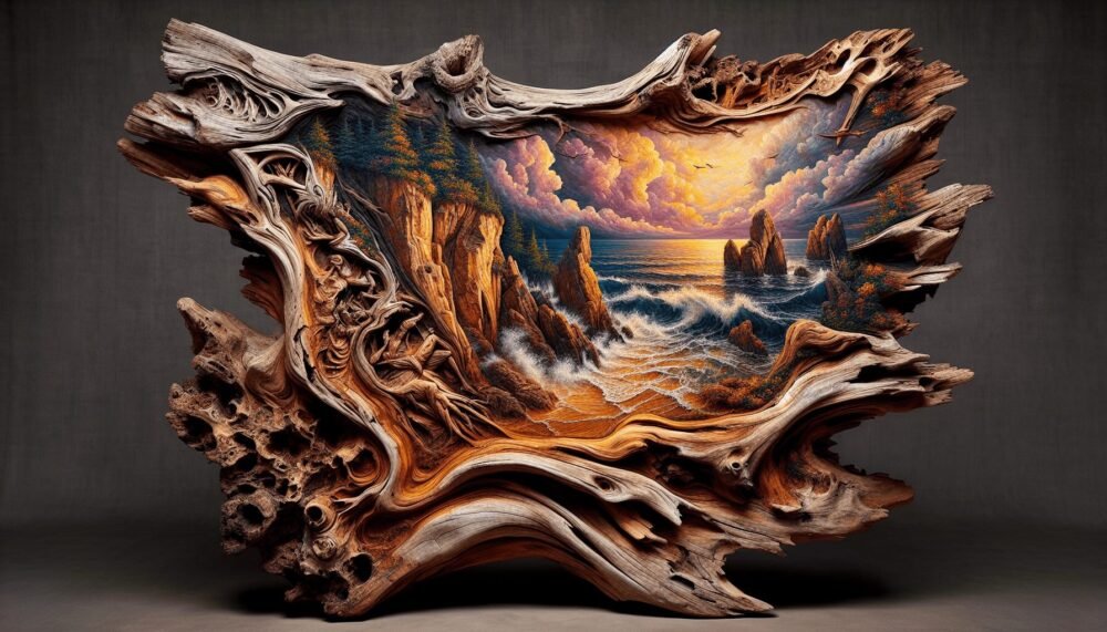 Art On Driftwood Art On Driftwood