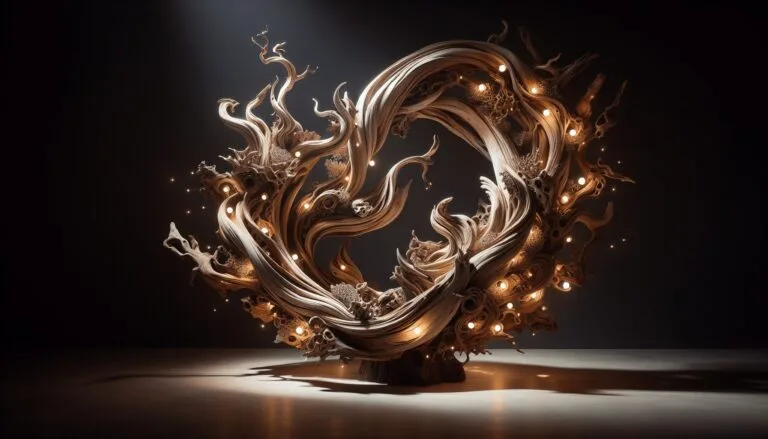 driftwood art light