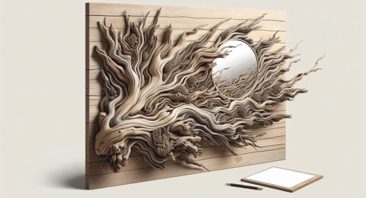driftwood art mirror 1
