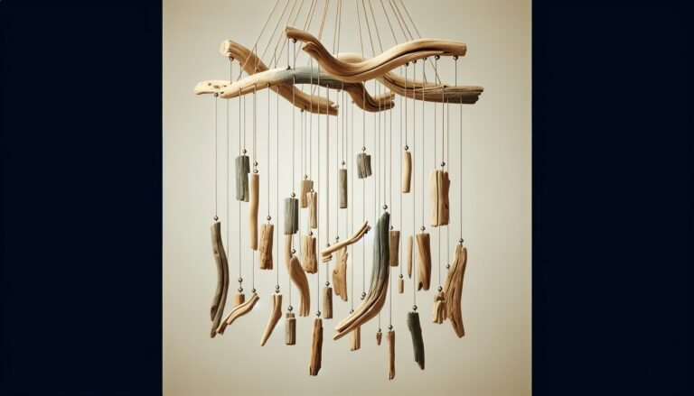 driftwood art mobile