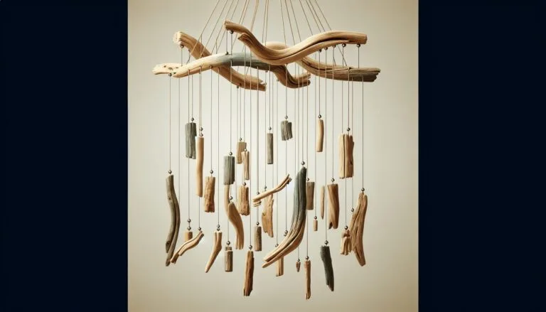 driftwood art mobile