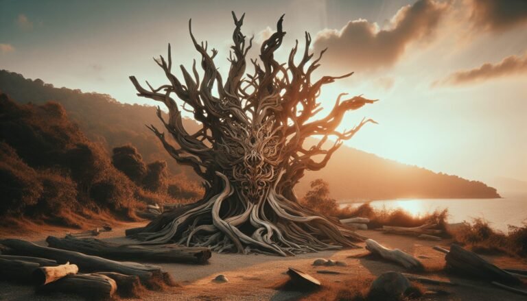 driftwood art outdoors 1