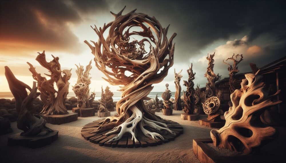 Driftwood Art Sculpture Mixed Media Driftwood Art Sculpture Mixed Media