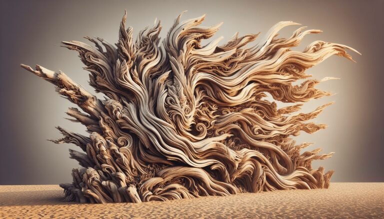 driftwood art sculpture mixed media