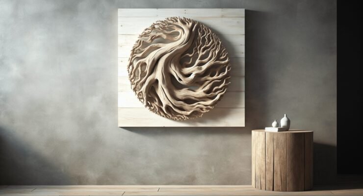 driftwood art sculpture wall hangings 1