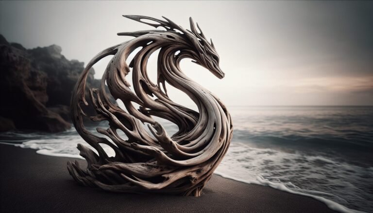 driftwood art sculptures statues