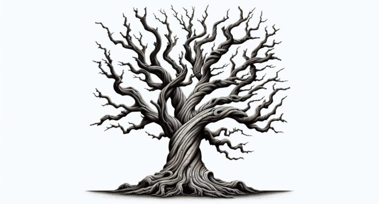 driftwood art tree 1