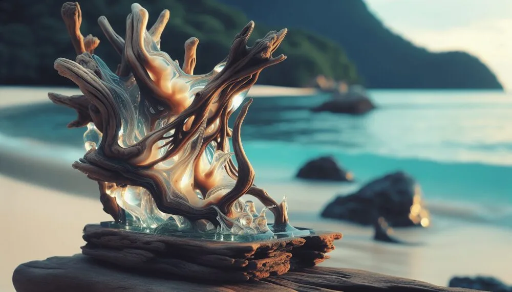 Driftwood Art With Resin Driftwood Art With Resin