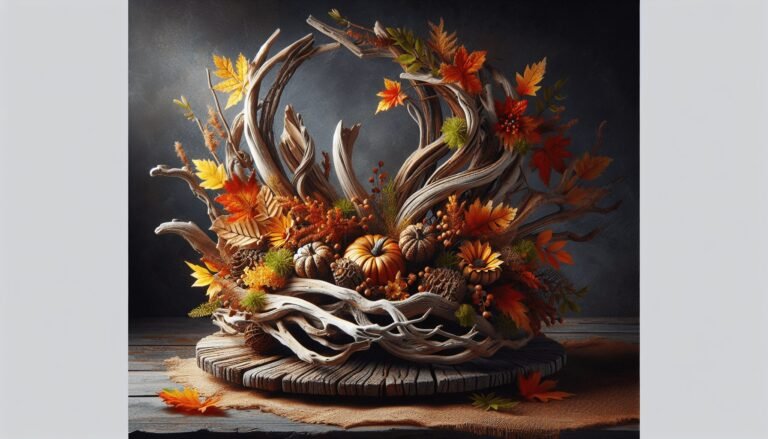 driftwood fall decor