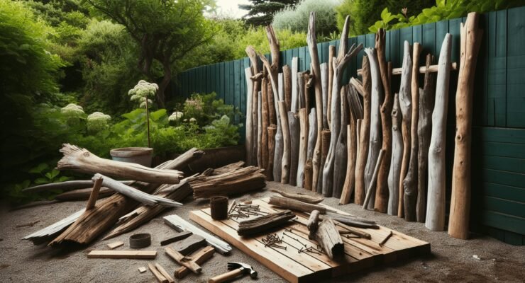 driftwood fence diy