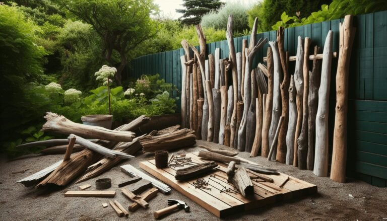 driftwood fence diy