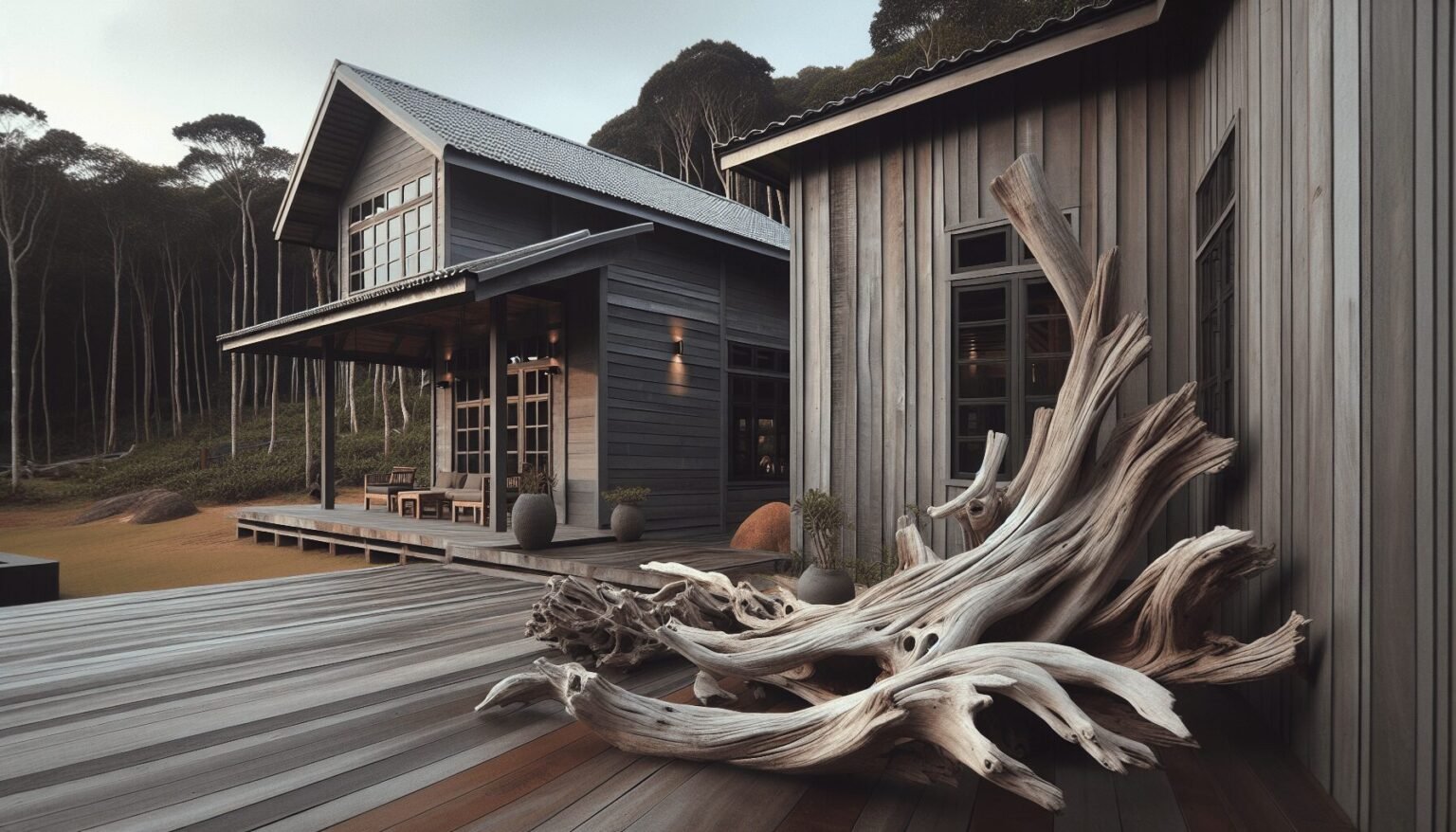 Driftwood Gray House Exterior - Driftwood 4 Us