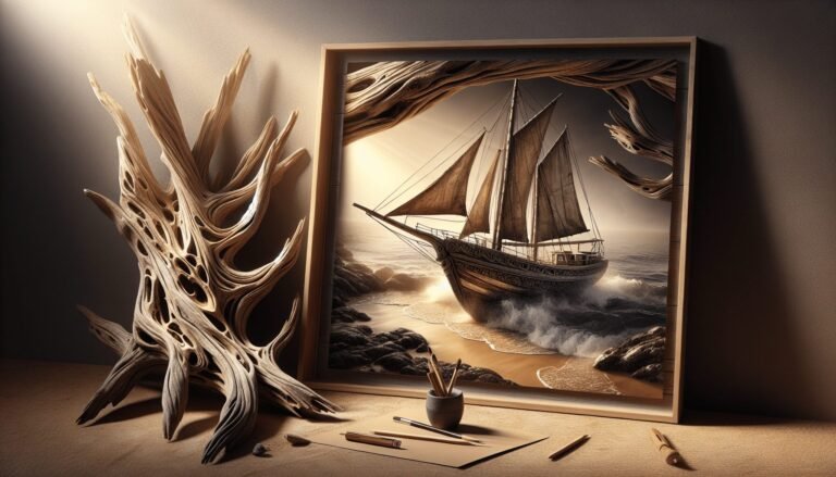 driftwood nautical wall art