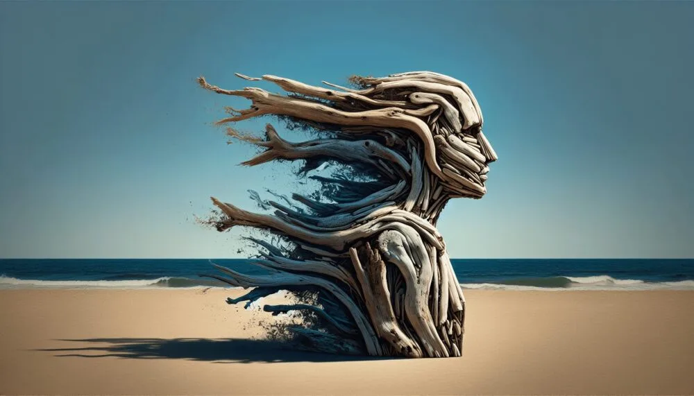 driftwood people art