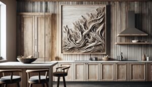 driftwood wall art kitchen 1