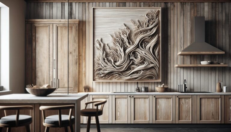 driftwood wall art kitchen 1