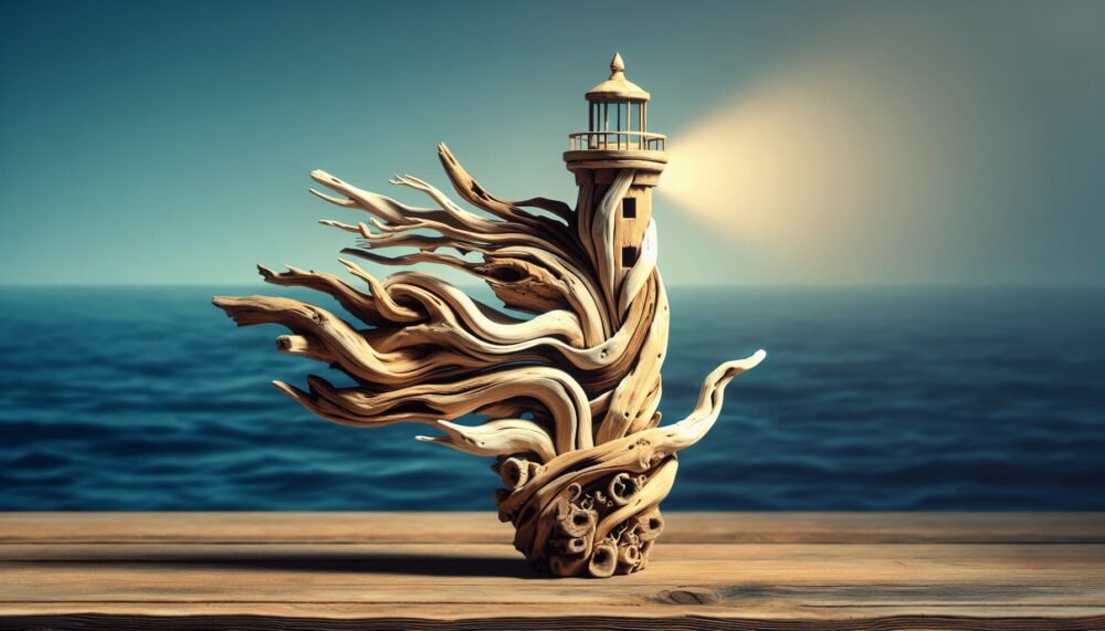 Lighthouse Driftwood Art Lighthouse Driftwood Art