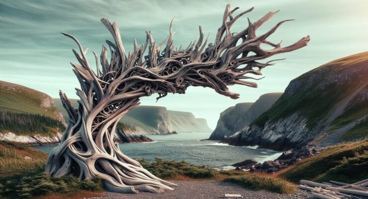 newfoundland driftwood art
