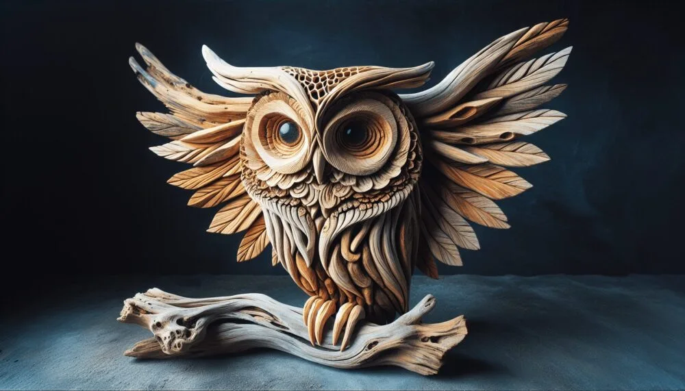 Owl Driftwood Art
