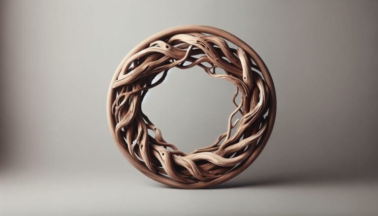 round driftwood art 1