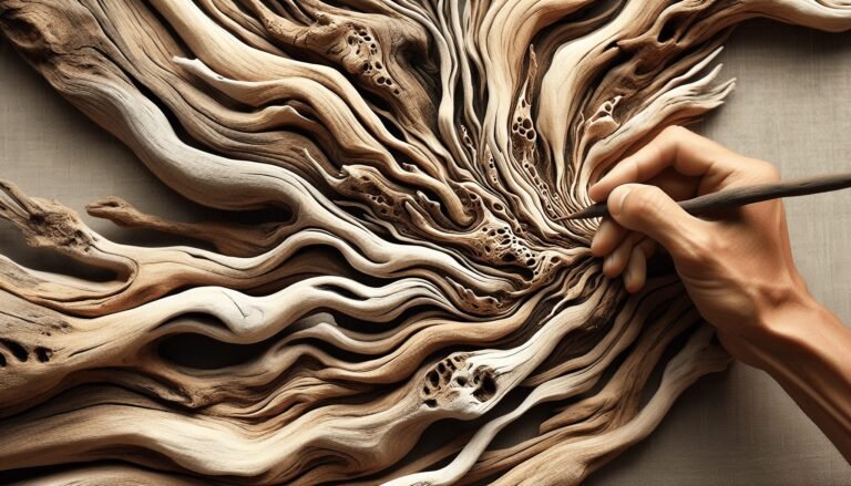art using driftwood