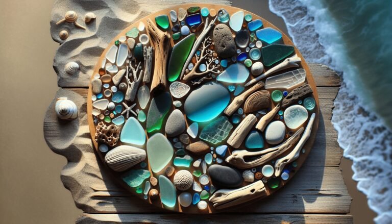 driftwood and sea glass projects