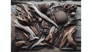driftwood art table