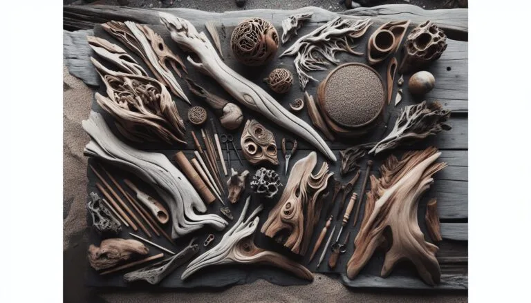 driftwood art table