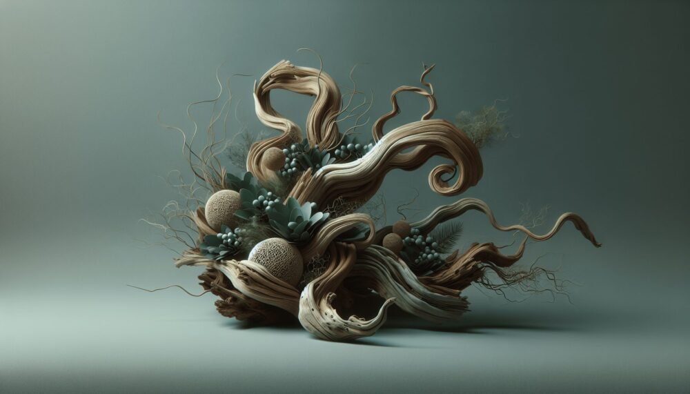 Driftwood Art With Plants Driftwood Art With Plants