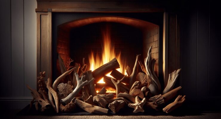 driftwood fireplace logs 1