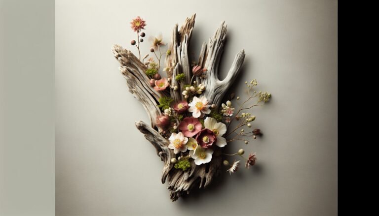 driftwood flowers