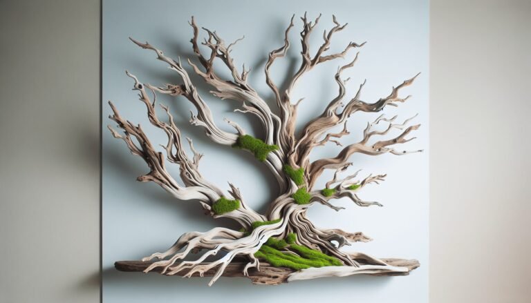 driftwood tree wall art
