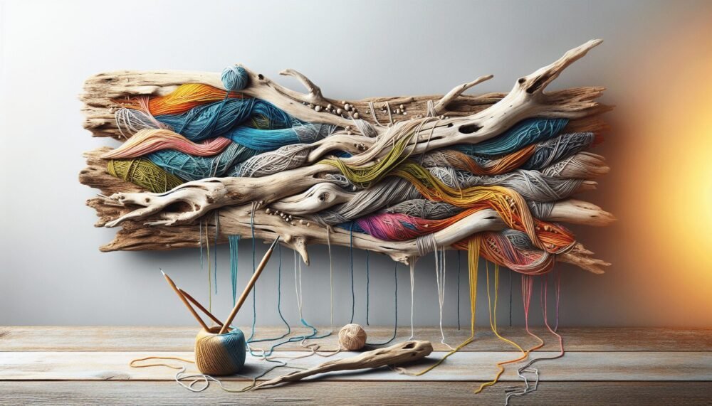 Driftwood Yarn Wall Art Driftwood Yarn Wall Art