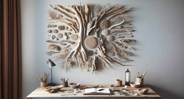 how to make driftwood wall art 1